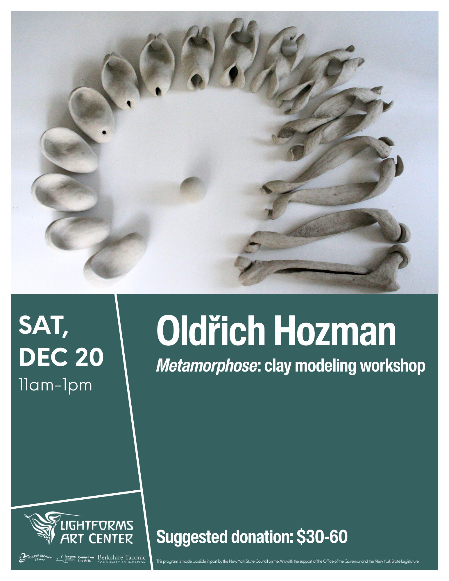 Metamorphose: a clay workshop with Oldrich Hozman