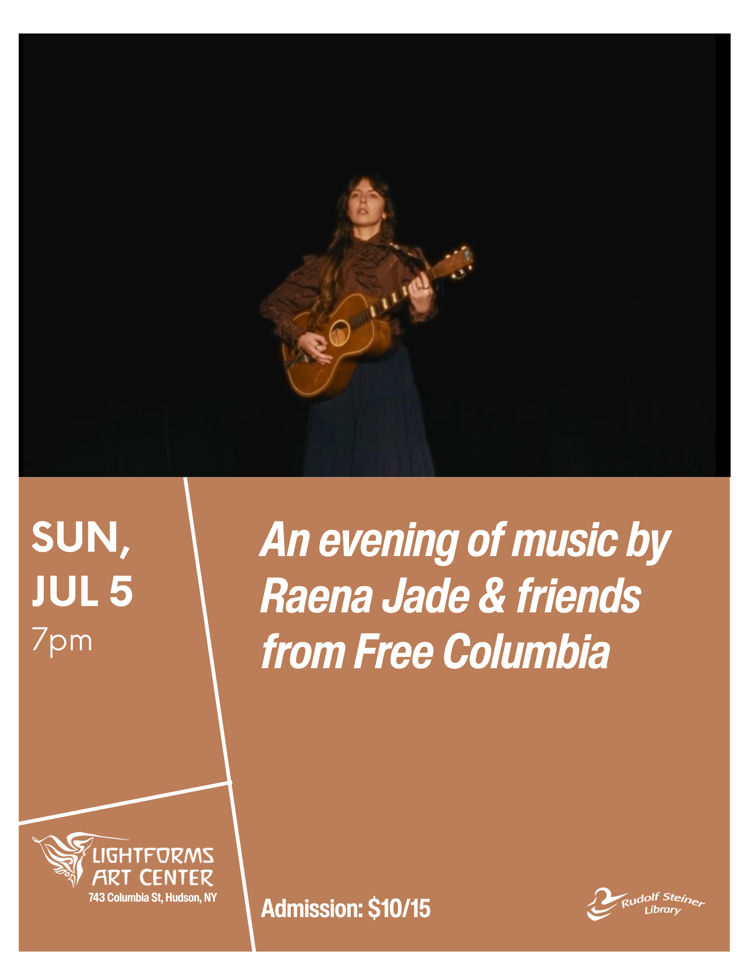 Concert by Raena Jade and others from Free Columbia