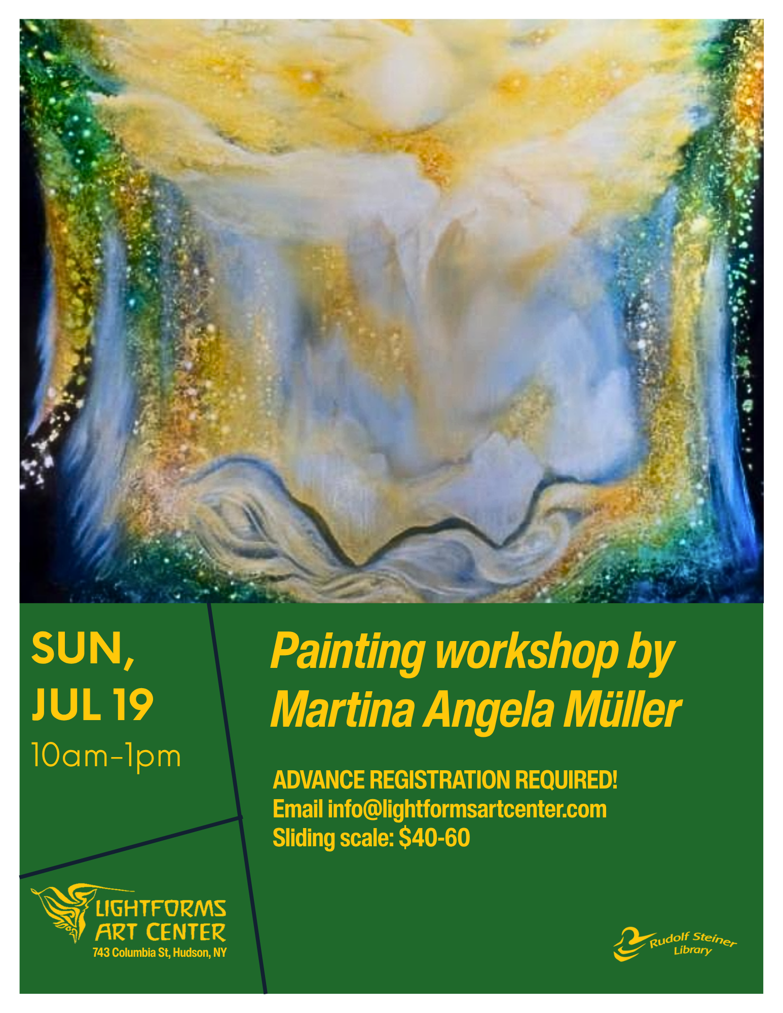 Painting workshop with Martina Angela Müller