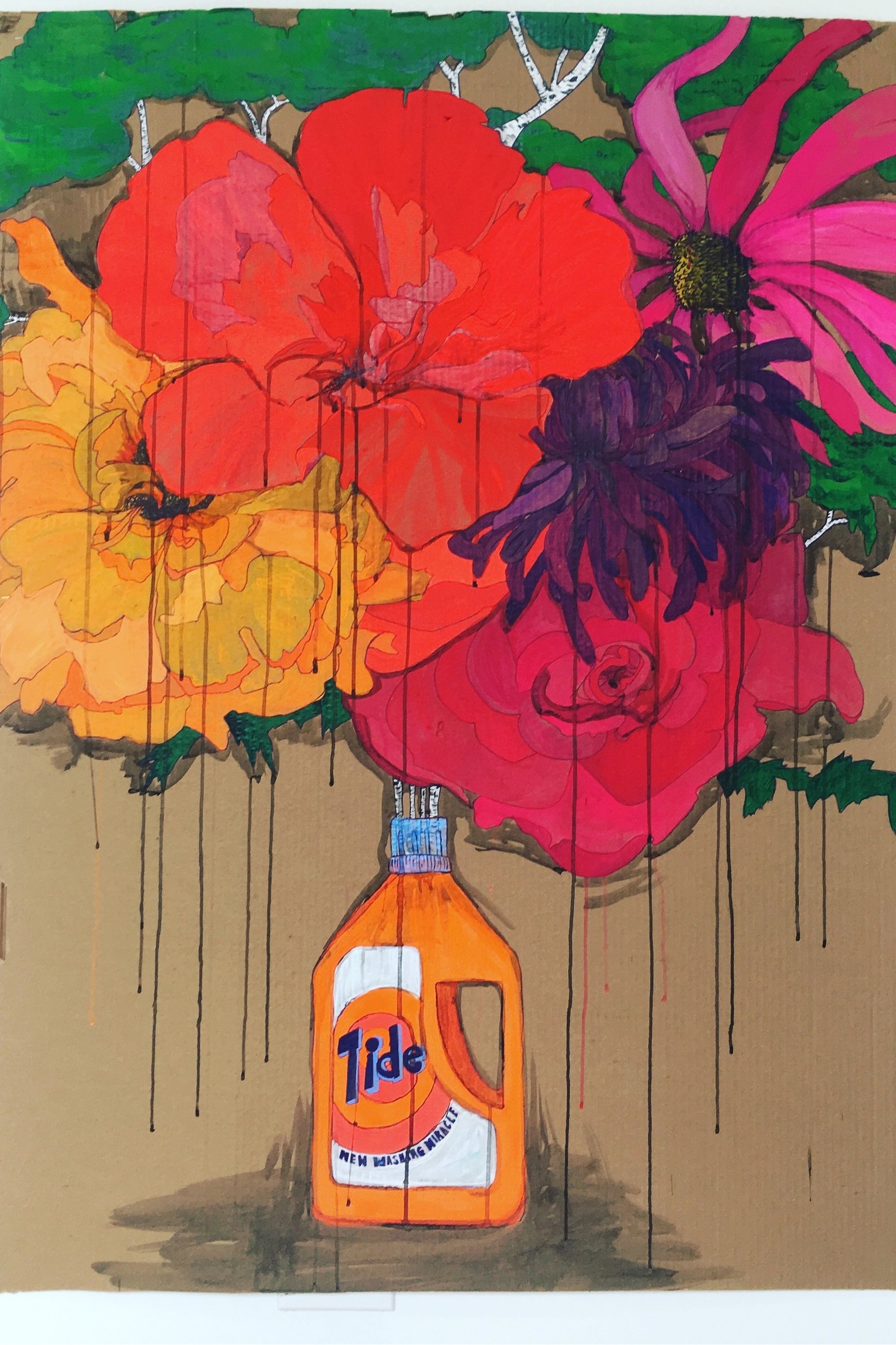 "And You Were Seeking Redemption for A Mere 5 cents" 2019 53"x40"