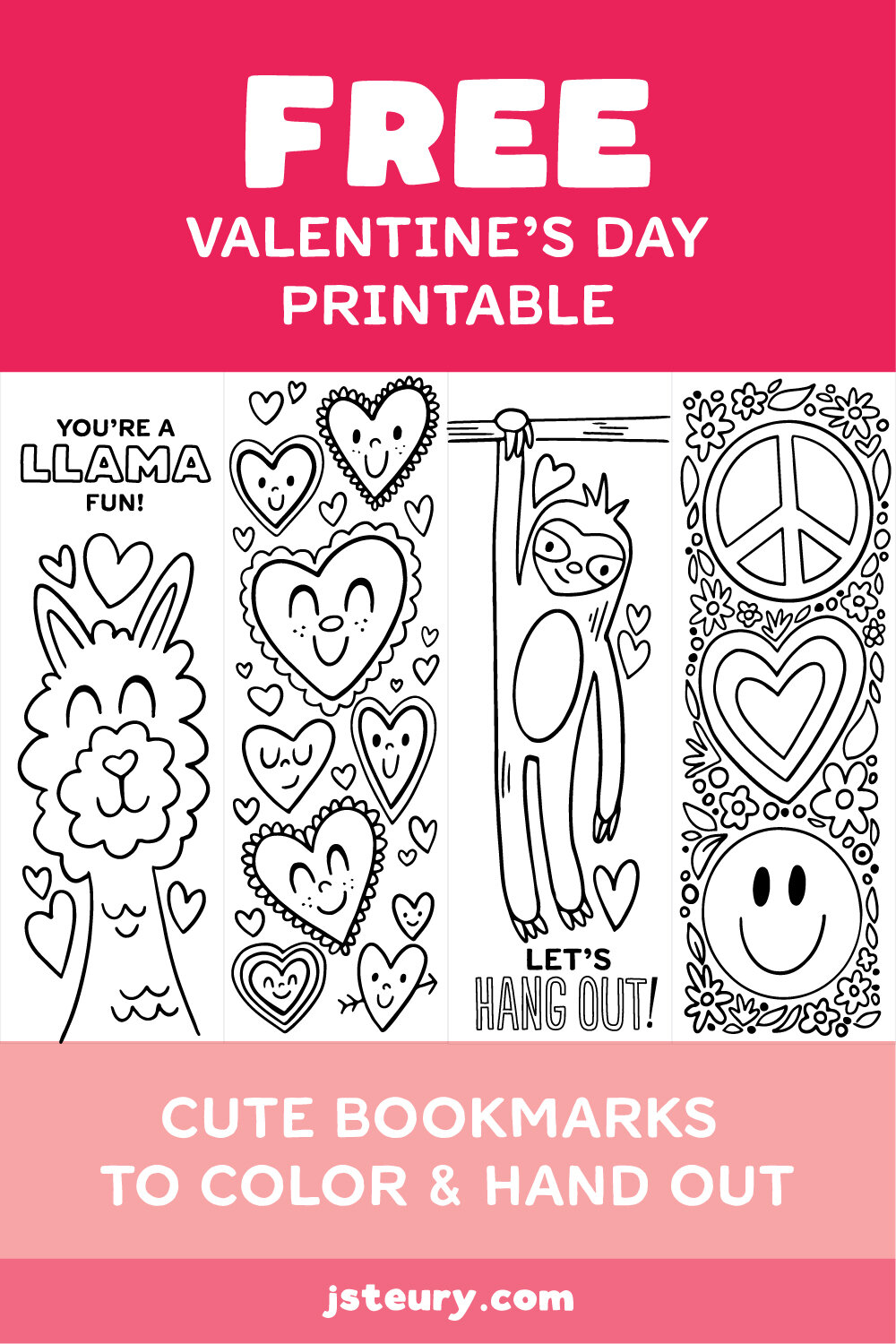 10 Best Free Printable Coloring Bookmarks For Kids - printablee.com