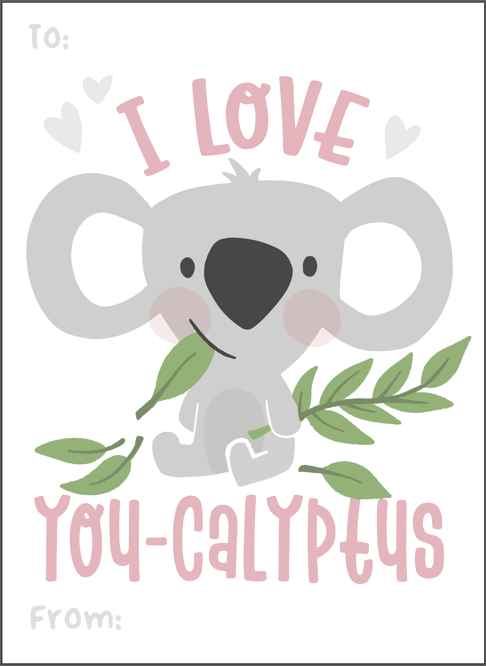 Koala Valentine