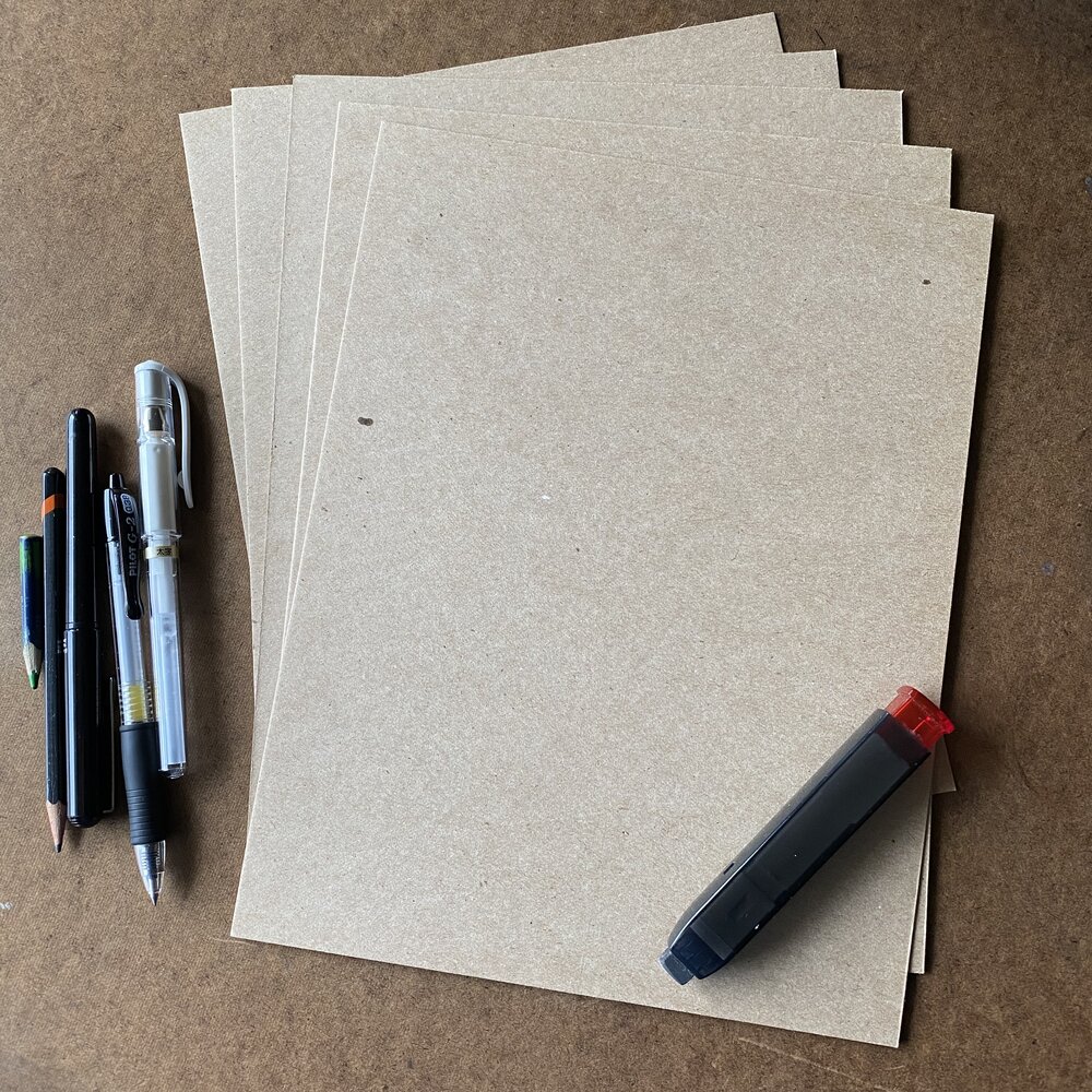 8.5 x 11 Blank Notepad, Captain Notepad