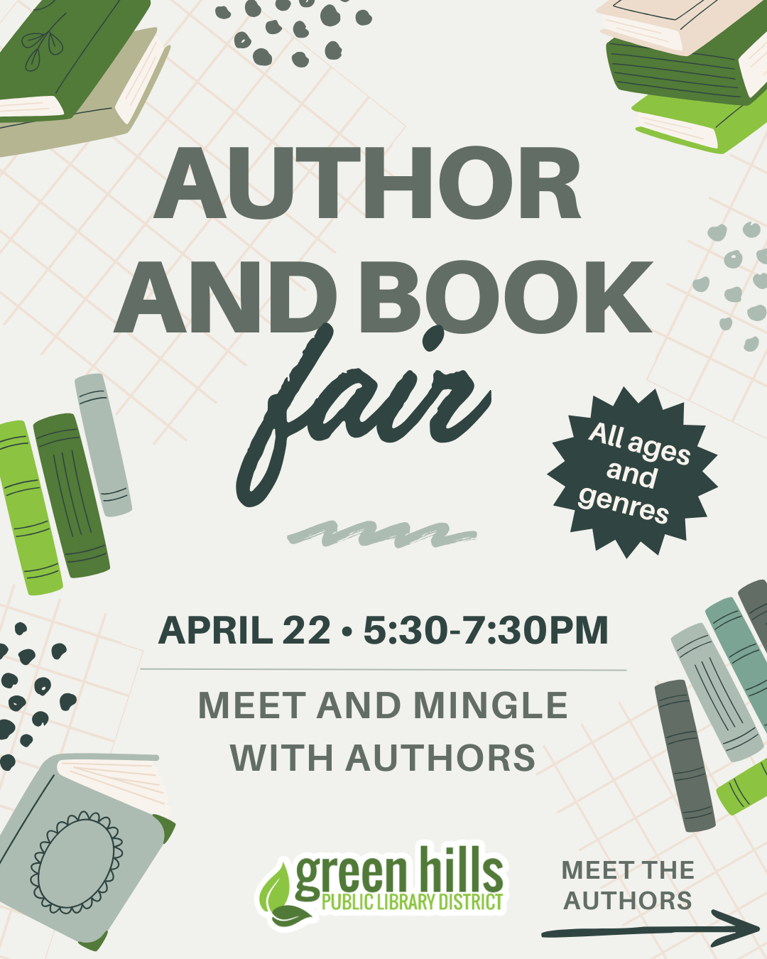 Green Hills Public Library Local Author Fair