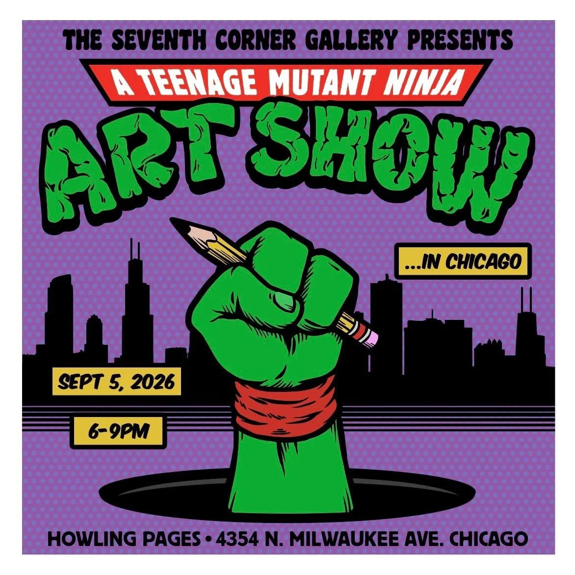 A Teenage Mutant Ninja Art Show Presented by Seventh Corner Gallery