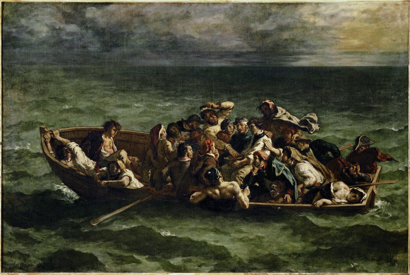   El naufragio de Don Juan . 1840. Eugène Delacroix 