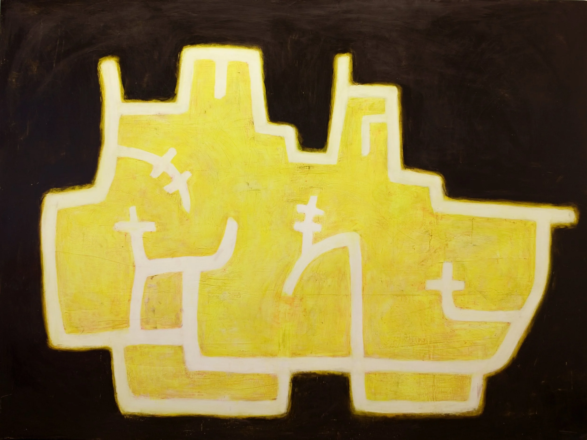 Untitled 2012 oil on panel 72 x 96 inches