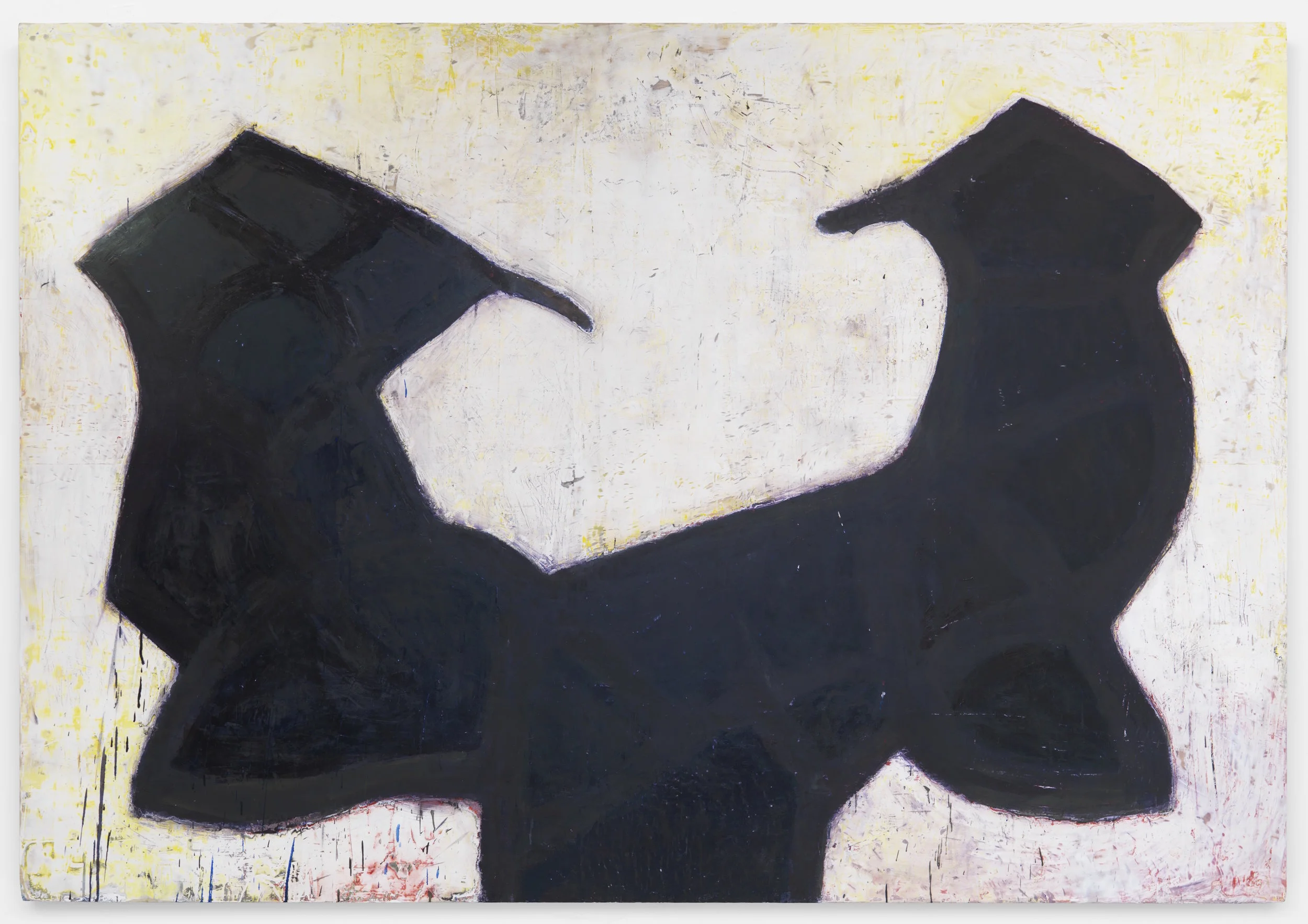 All Time, The Same Time(For Jake Berthot and Milton Resnick) 2015 oil on panel 84 x 120 inches