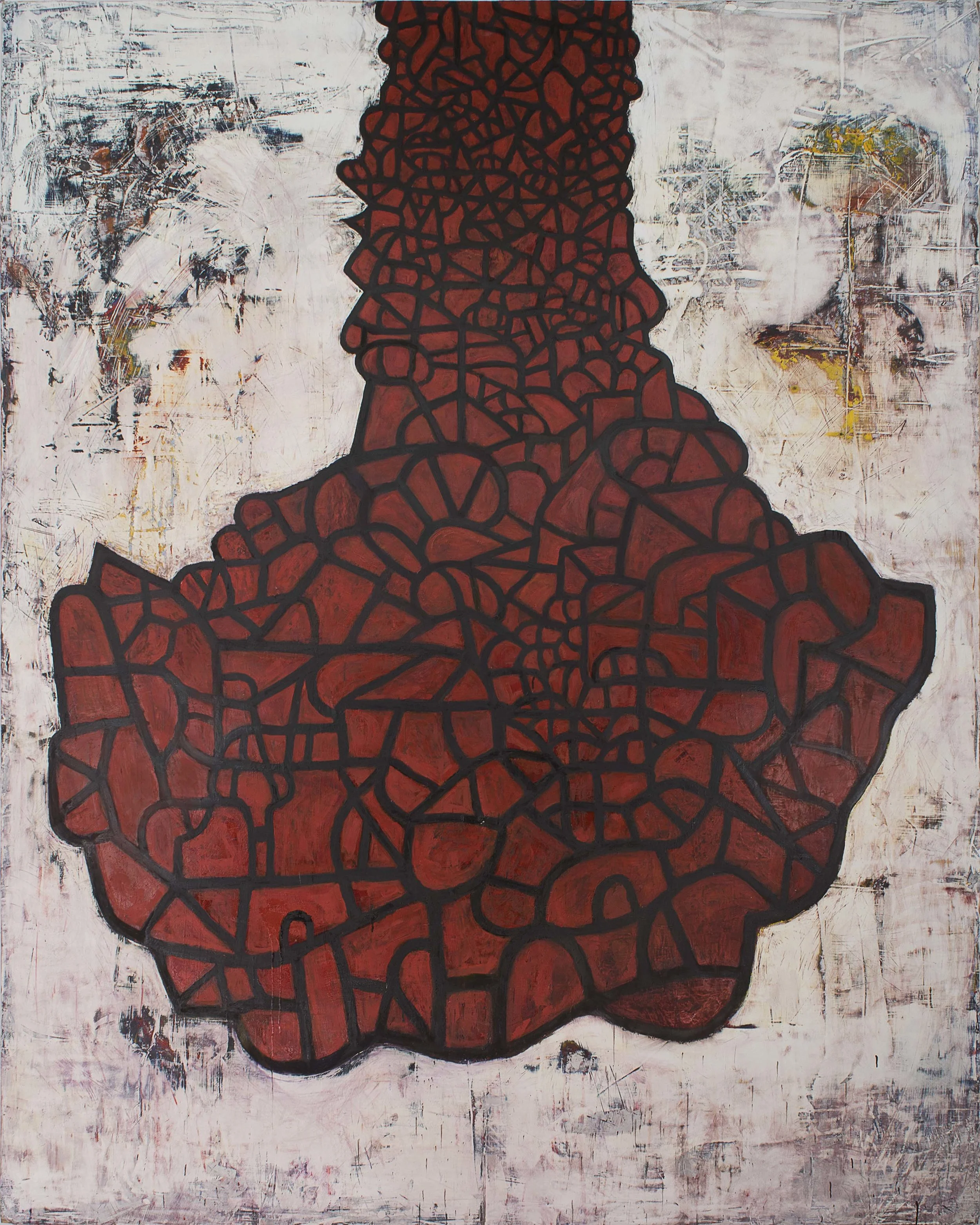 City to Love 2017 oil on panel 100 x 80 inches