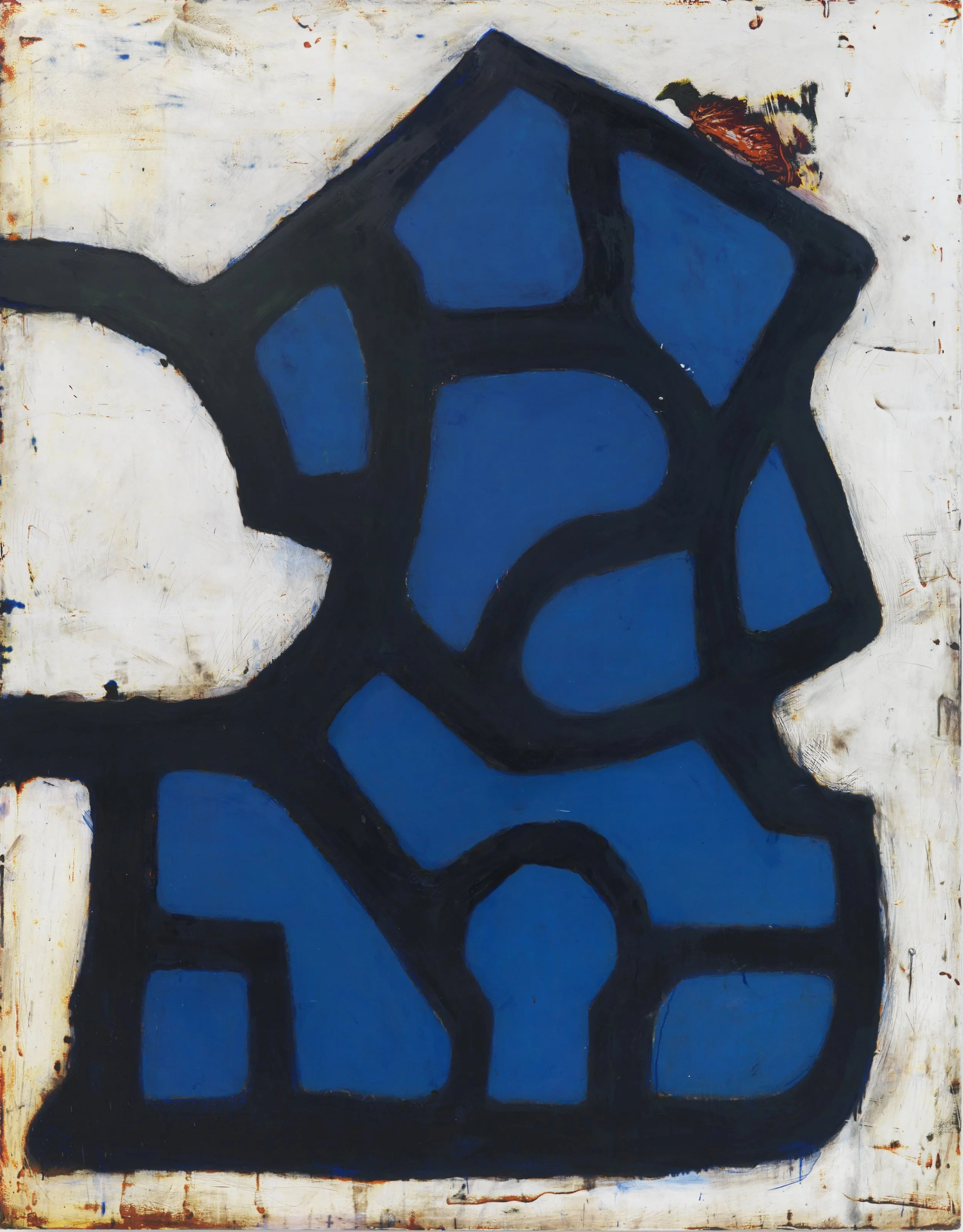 The Slider 2015 oil on panel 80 x 64 inches
