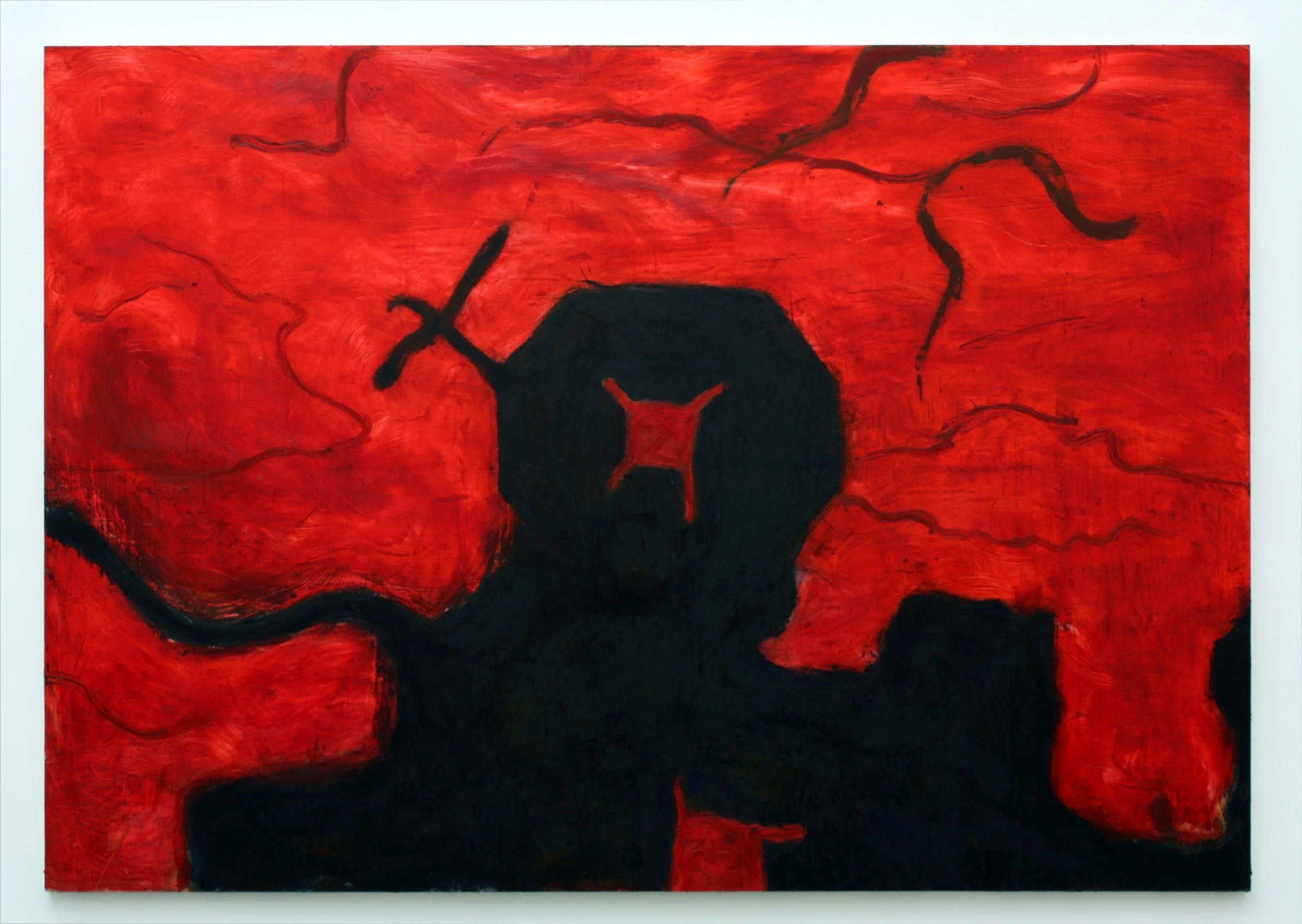 Sleeping Giants 2013 oil on panel 84 x 120 inches