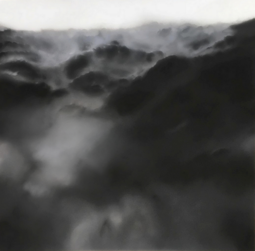 A Slow Repose Pastel and charcoal on paper appox 26 x 26 inches 2018