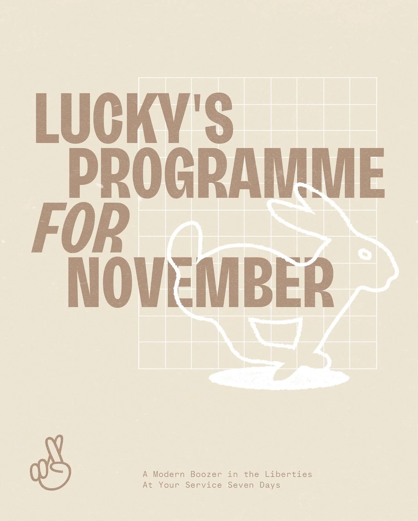 November. December&rsquo;s younger, fitter sibling. 
Here&rsquo;s what&rsquo;s on. 
We are taking attendance.