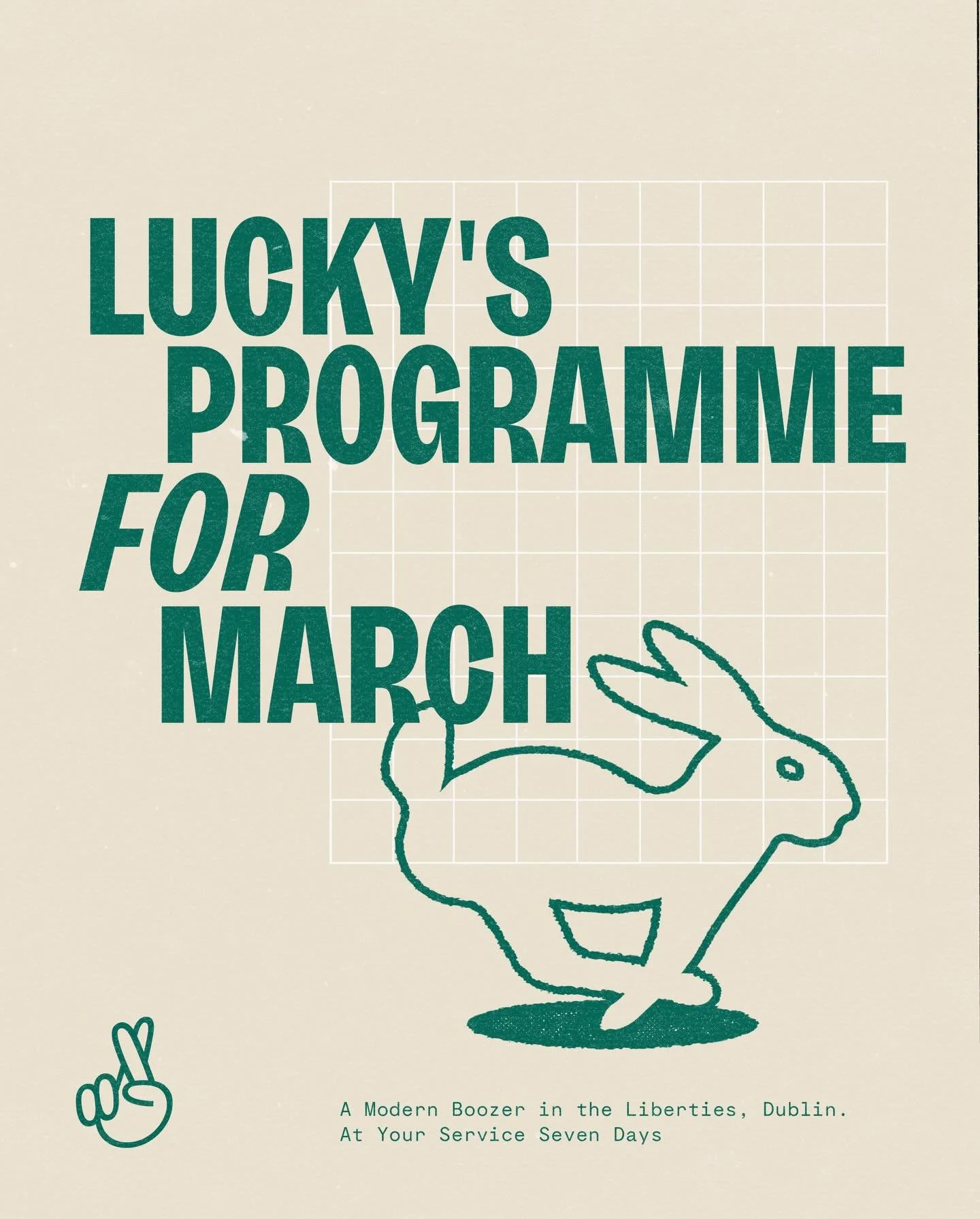 Spring seems to be here, and with it a month of goodness in Luckys 

🔐