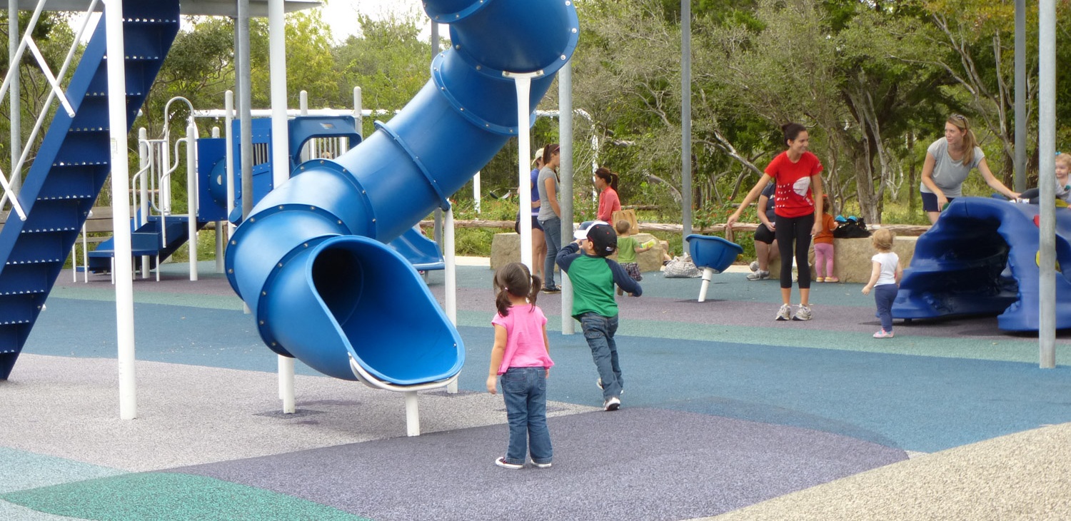 Blue Playground Phil Hardberger Park