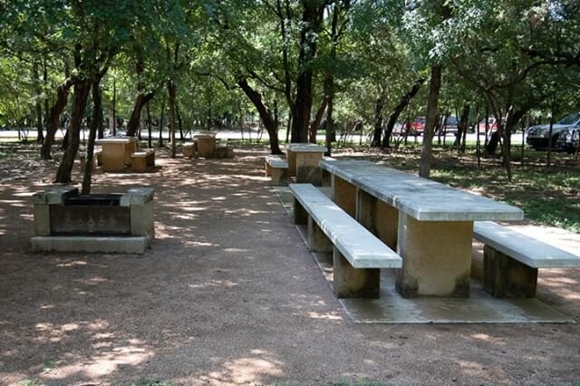 Did you know that Personal barbecue pits are prohibited in the park. But, all of the picnic areas have built-in fire pits for people to use. The Picnic areas can not be reserved, they are first-come, first-serve. 
If you are thinking about taking a p