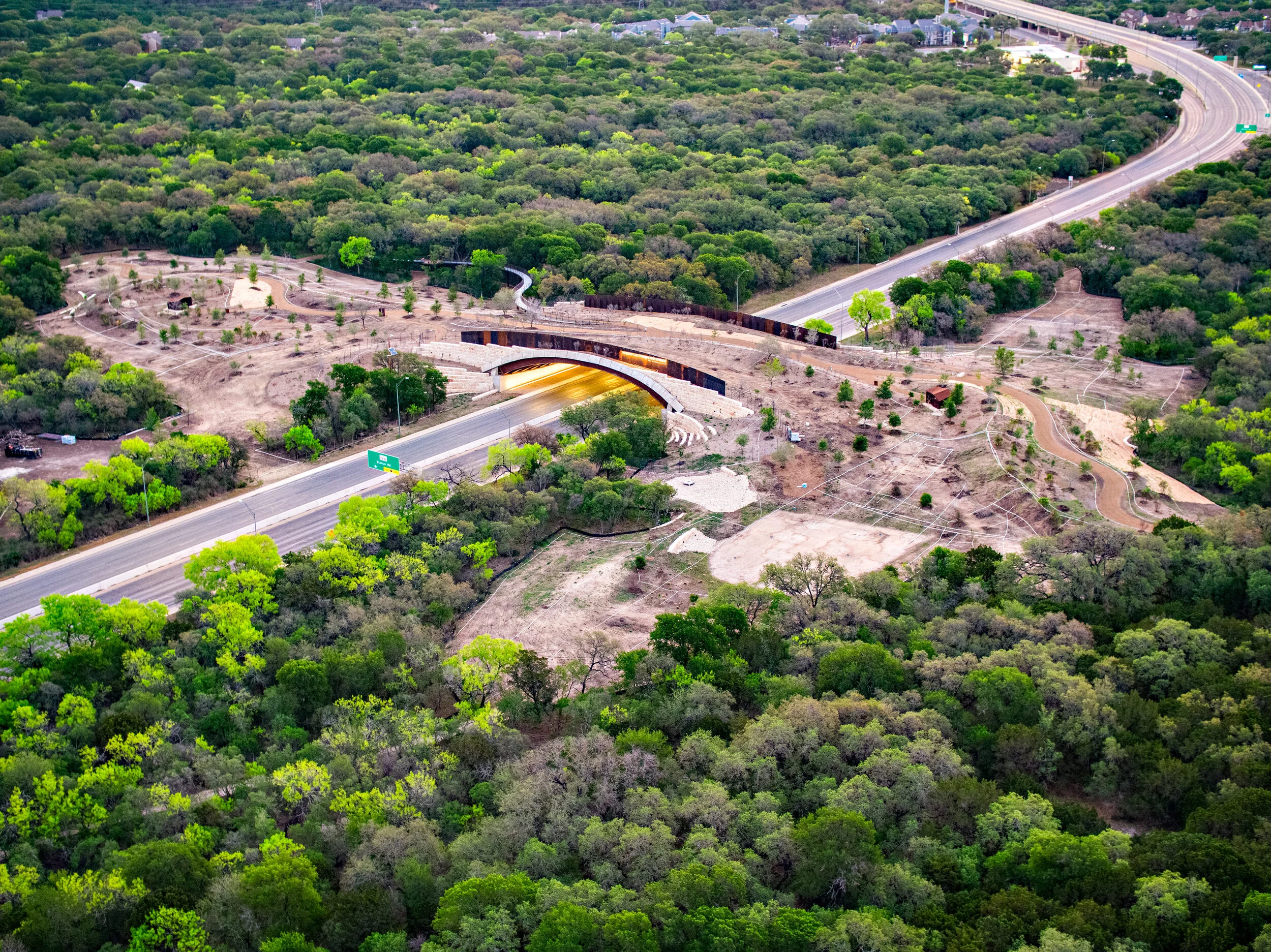 Birds Eye View of the Land Bridge