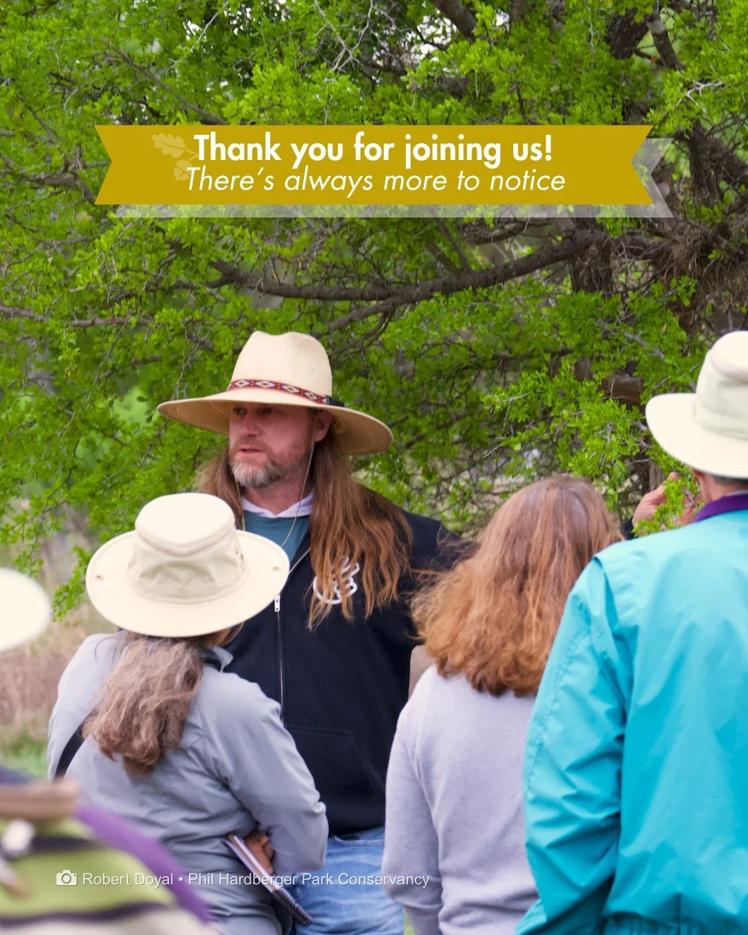 Thank you to everyone who joined us for Trees of Phil Hardberger Park with Michael Nentwich last Saturday! 🌳

Something happens when you learn a tree's name. The Park starts to feel a little more like home.

Mark your calendar for next month's 4th S