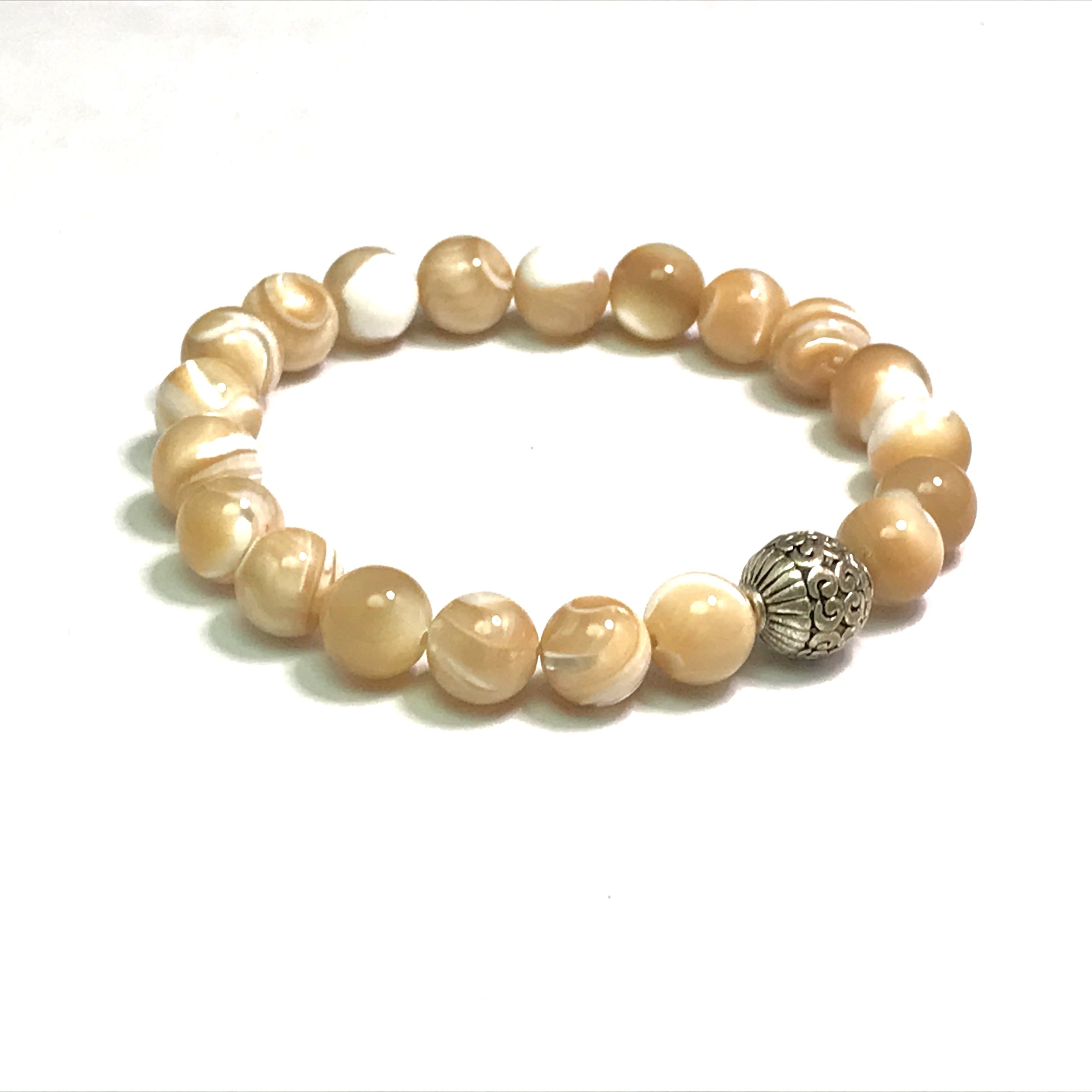 "Nurture" Mother of Pearl Bracelet