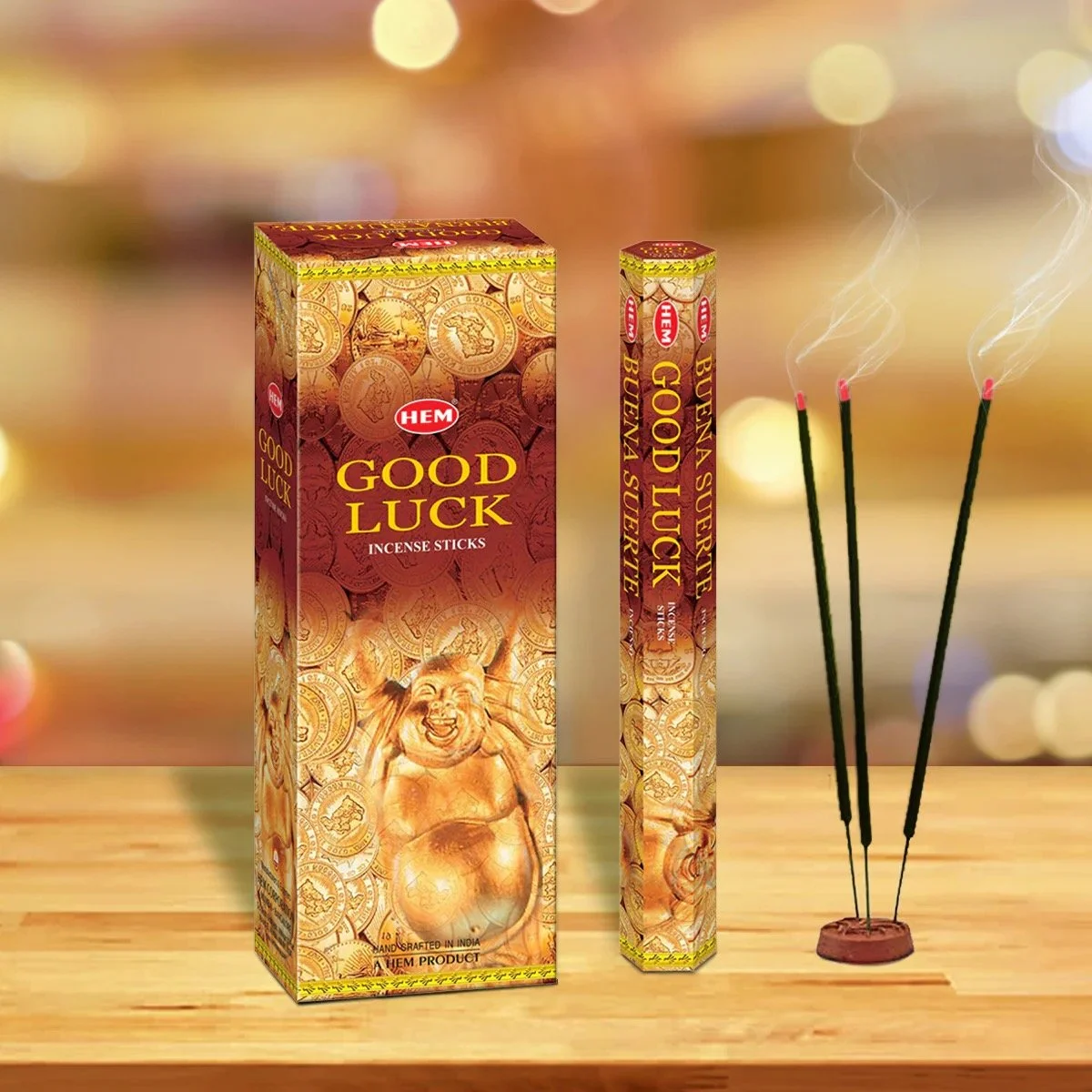 "HEM" Fast Luck Incense Sticks (1 Box- 20 Sticks)