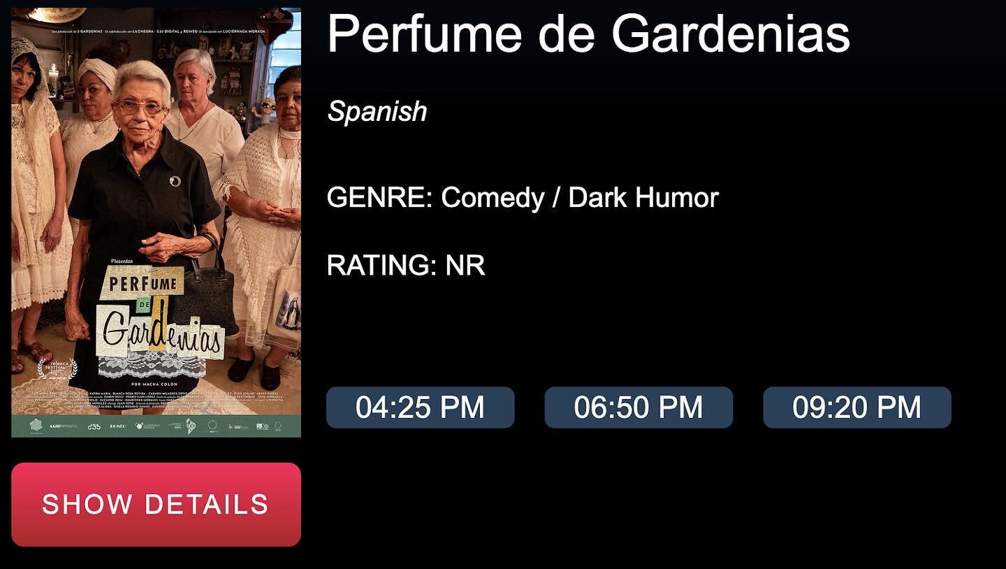 Desde hoy jueves 22 de diciembre en Fine Arts de @caribbeancinemas, celebra la Navidad boricua con la galardonada pel&iacute;cula puertorrique&ntilde;a @perfumedegardeniasfilm.