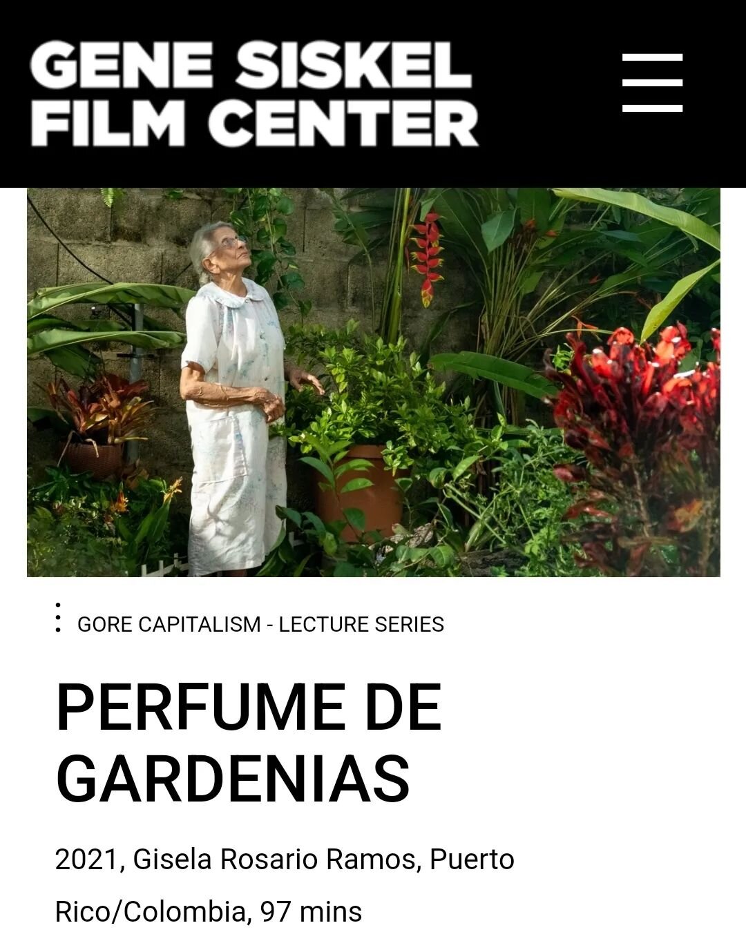 Nos llena de mucho orgullo ser parte de esta serie en el prestigioso General Siskel Film Centre. 

Si est&aacute;n por Chicago o conocen a alguien que este por all&aacute; vayan a representarnos!!
@filmcenter