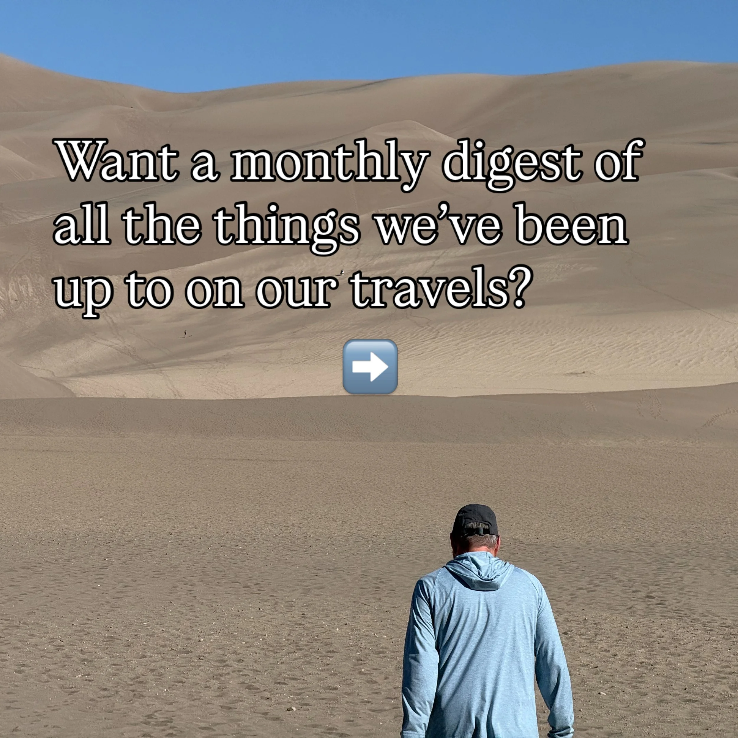 Want in on our monthly newsletter?
