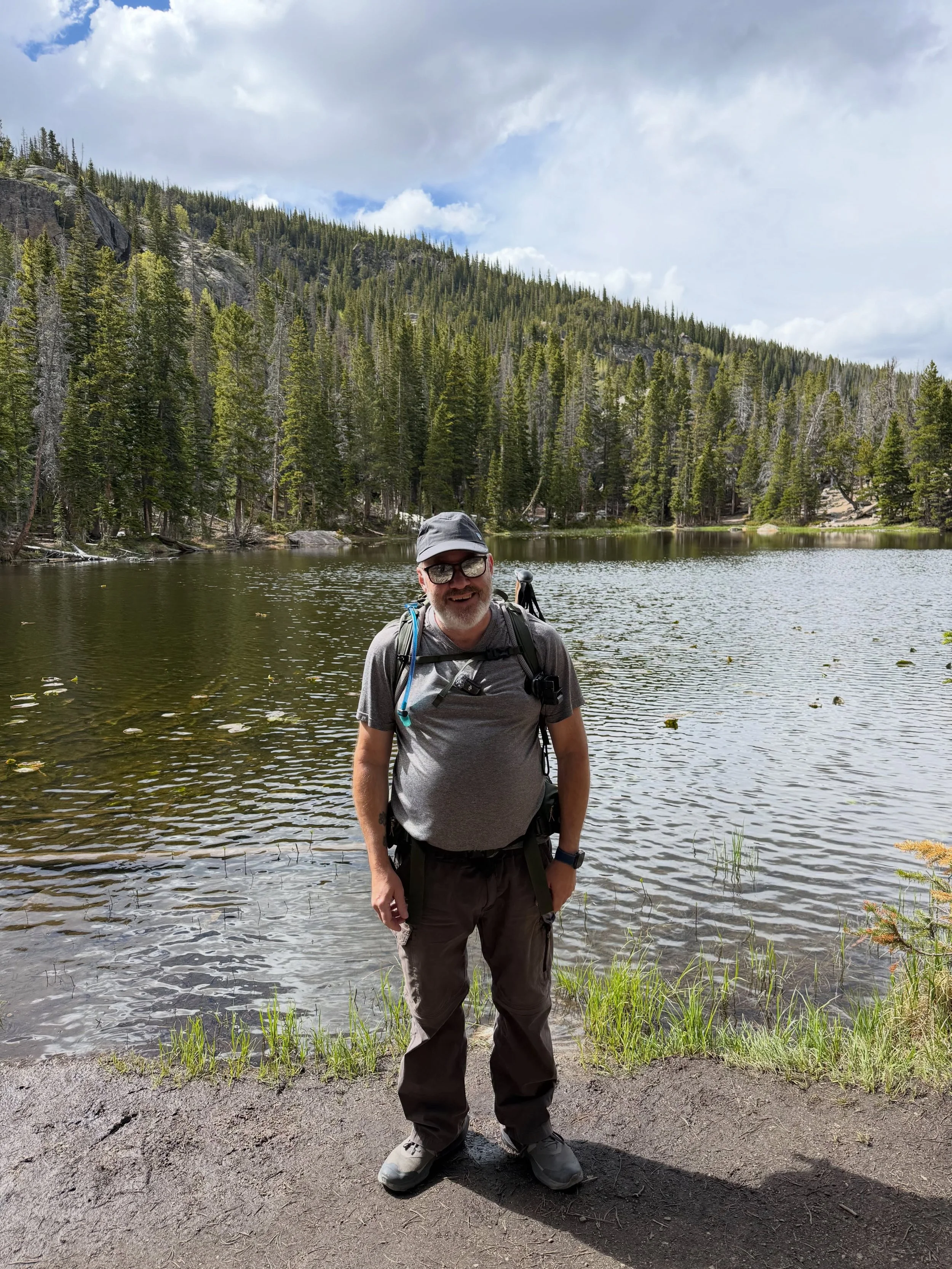 Our second day at Rocky Mountain National Park was less about wildlife and more about the views on our B.E.N.D hike to Bear, Nymph, Dream, and Emerald lakes. It was a very busy hike but the views were beautiful. We also managed to still see some wild