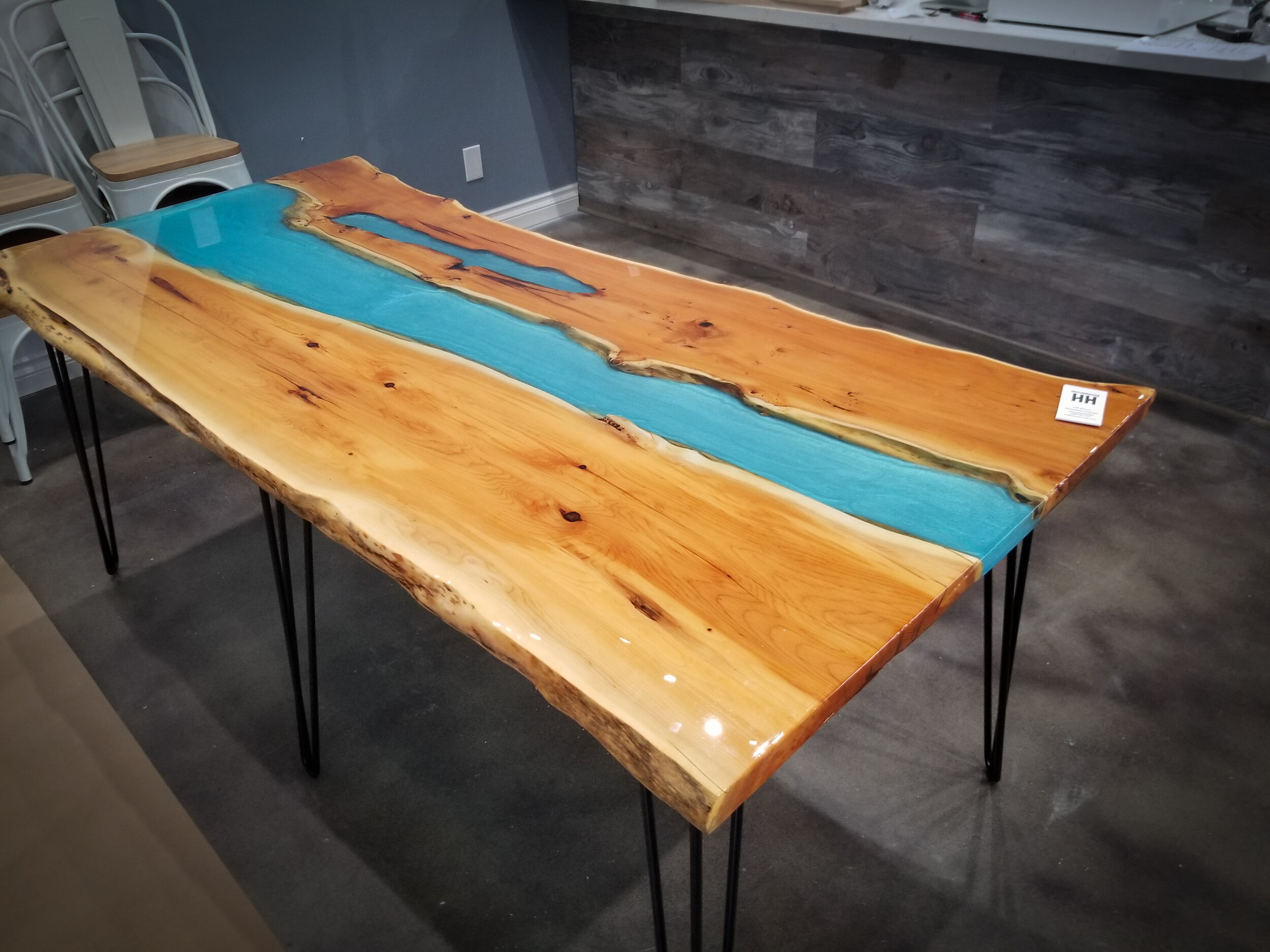 36” X 84” YEW RIVER TABLE 