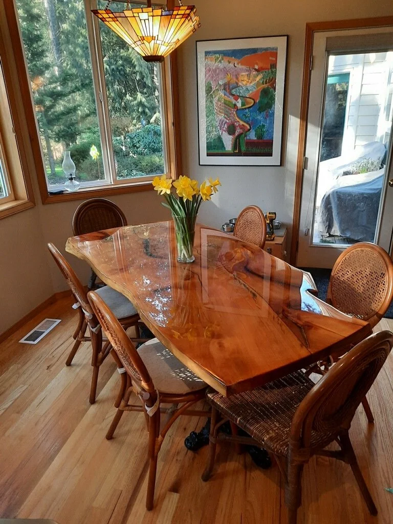 Refinished Madrone Table