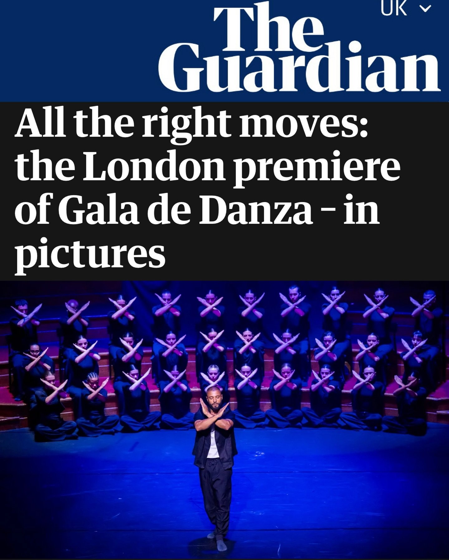 Thank you to the @guardian for this brilliant gallery showcasing the exceptional artists taking part in Gala de Danza&rsquo;s London premiere at Central Hall Westminster. 

📸 by Tristram Kenton