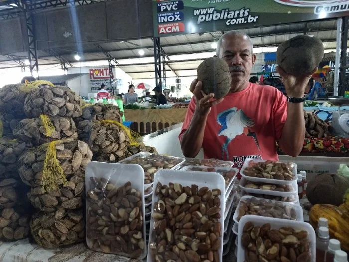 Feira do produtor de Alta Floresta, MT.