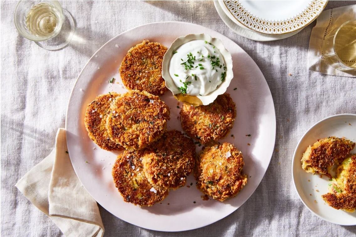 Food 52: Spicy Squash Fritters. PHOTO BY JULIA GARTLAND
