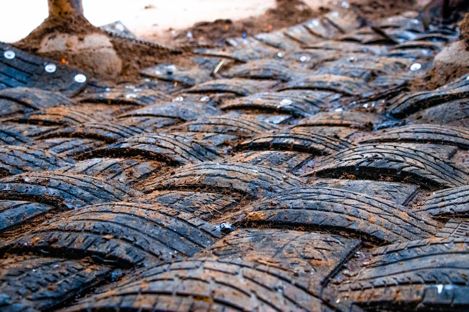 Double D Cattle Mat: Weathered