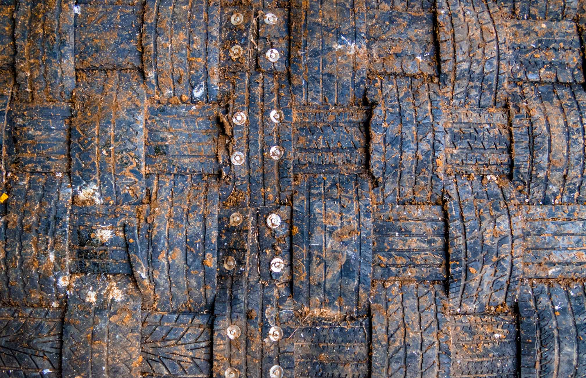 Double D Cattle Mat: Top View