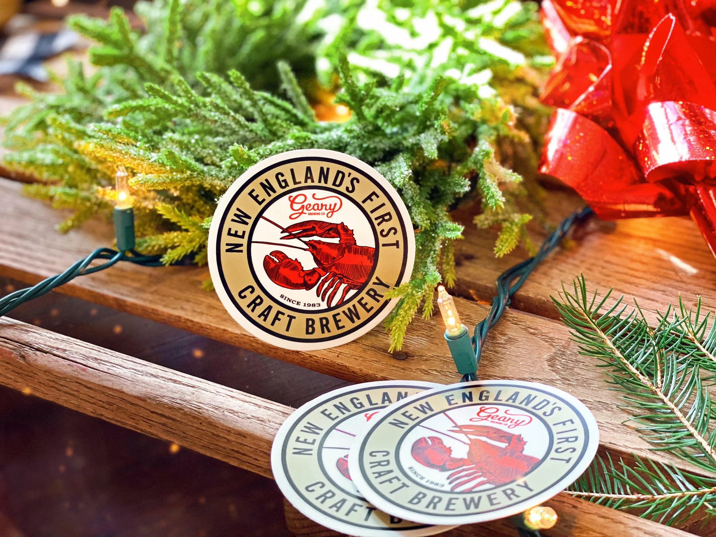 New England's First Craft Brewery Sticker