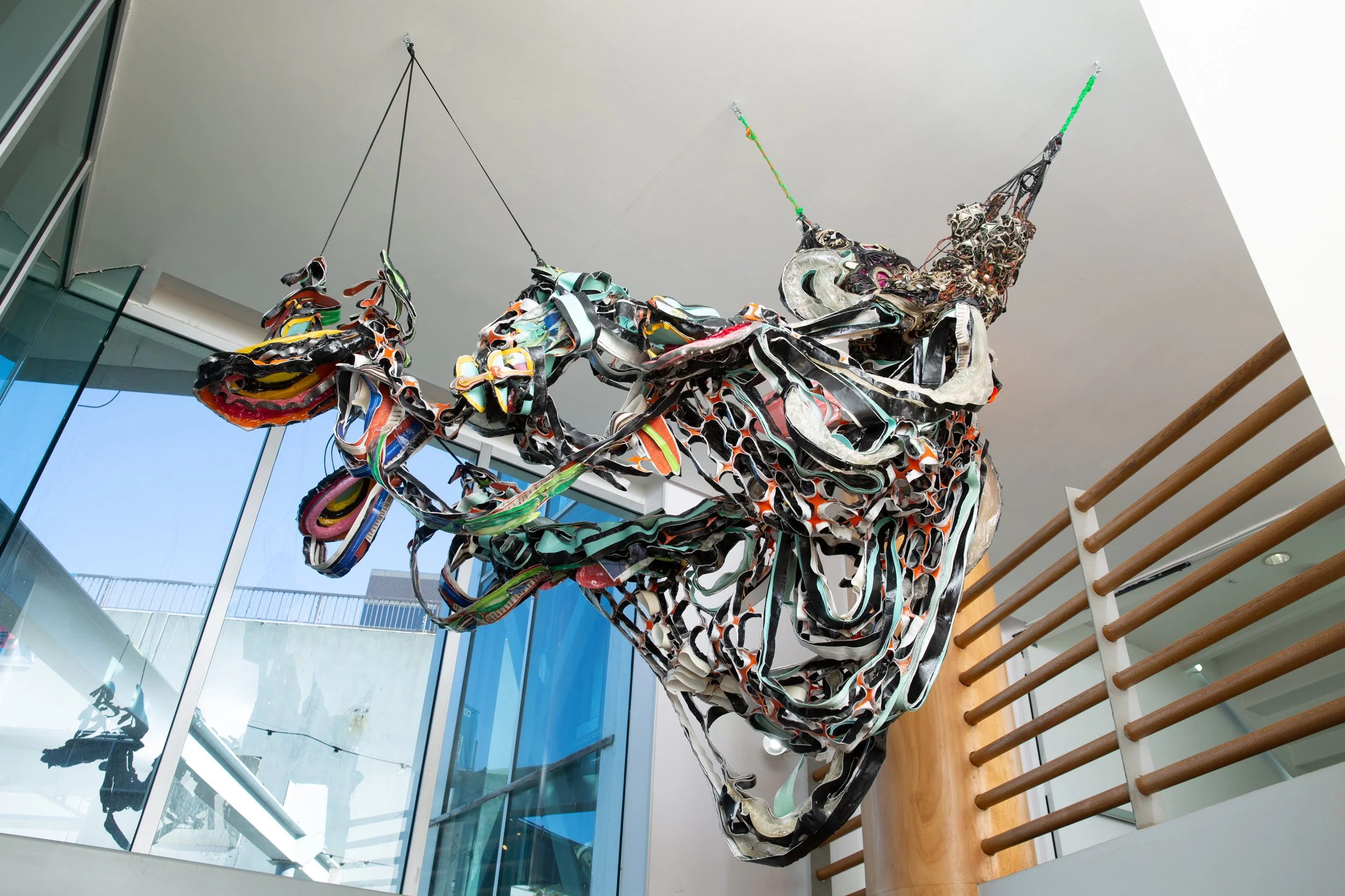 Along the wavy edge of this penumbra. Emerging from the depths. Transformation trajectories.