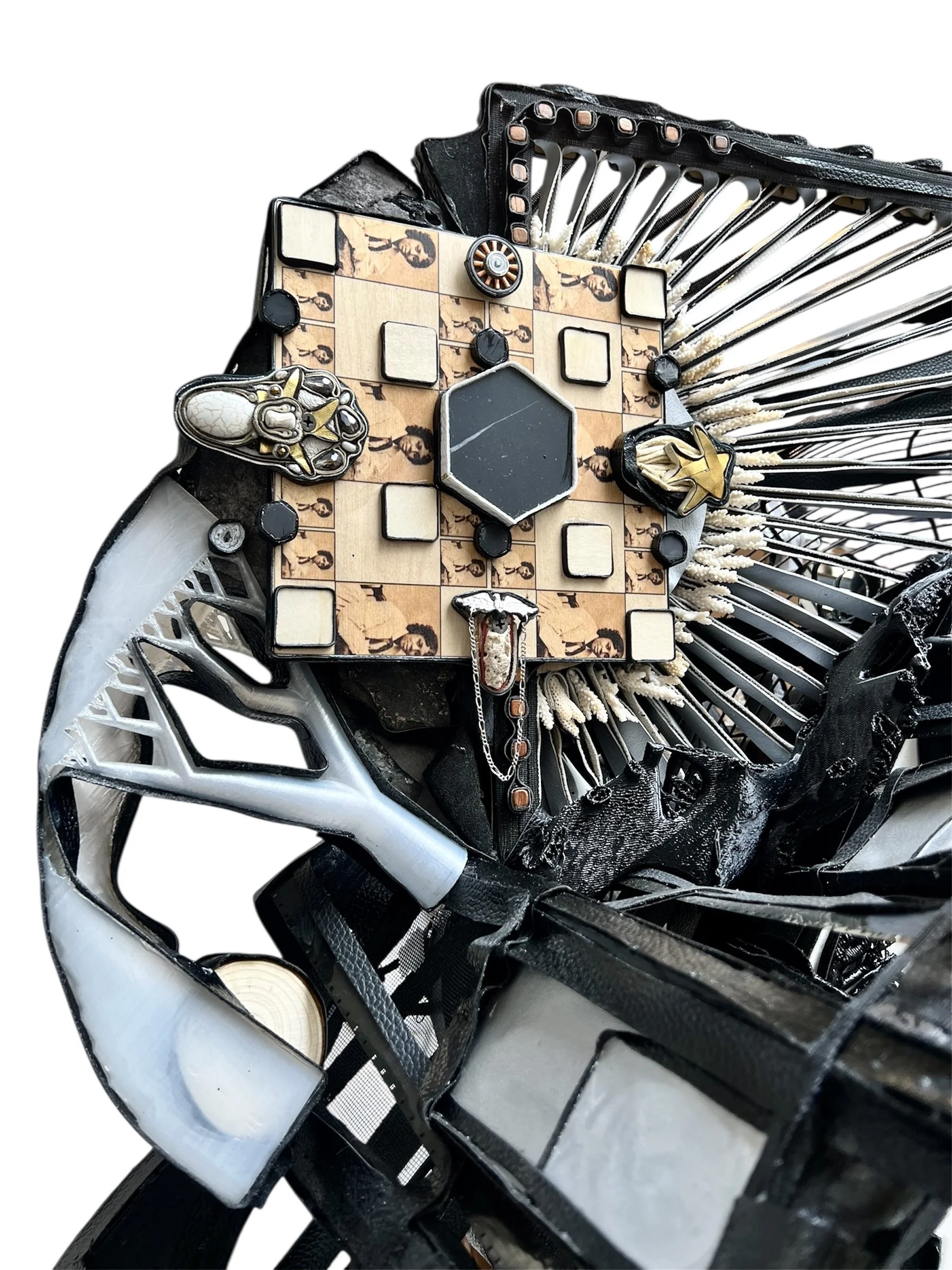 Paused Transit. Rerouting Trajectories. (detail)