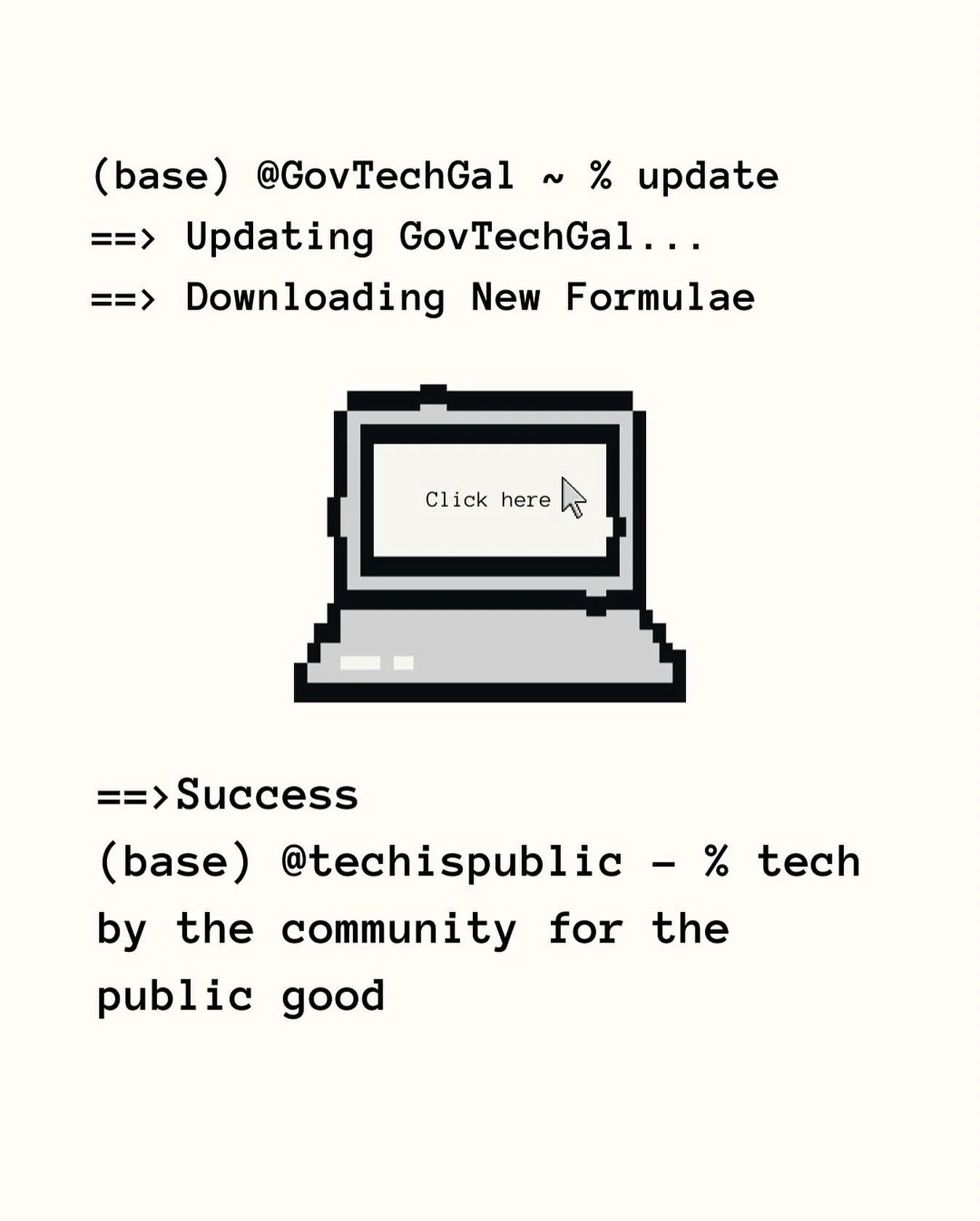 Big news! We&rsquo;ve rebranded to @techispublic to reflect what drives us: technology serving people, communities, and the public good. 

The impact of technology is shared and its development should be too.

At techispublic we&rsquo;ll continue spo