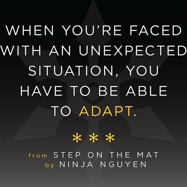 #mondaymotivation Life will not always throw a straight punch or front kick your way...watch for those hook kicks! Be willing to adapt. #steponthematbook #motivationmonday #medfordma #boston #amazonbestseller #steponthemat #martialarts #lifelessons #