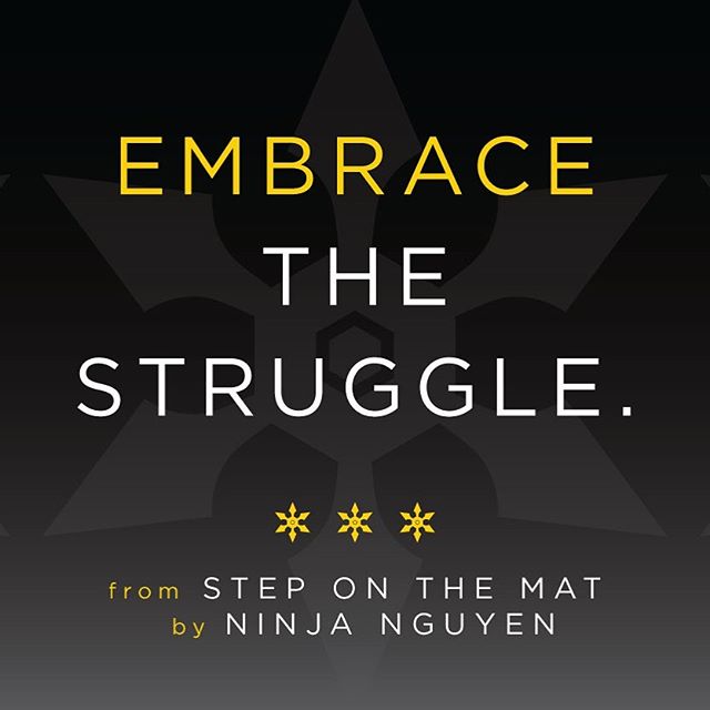 #motivationmonday Breaking through difficultly is less complicated when we surrender ourselves to the struggle. #steponthematbook #xtremeninja #mondaymotivation #medfordma #boston #amazonbestseller