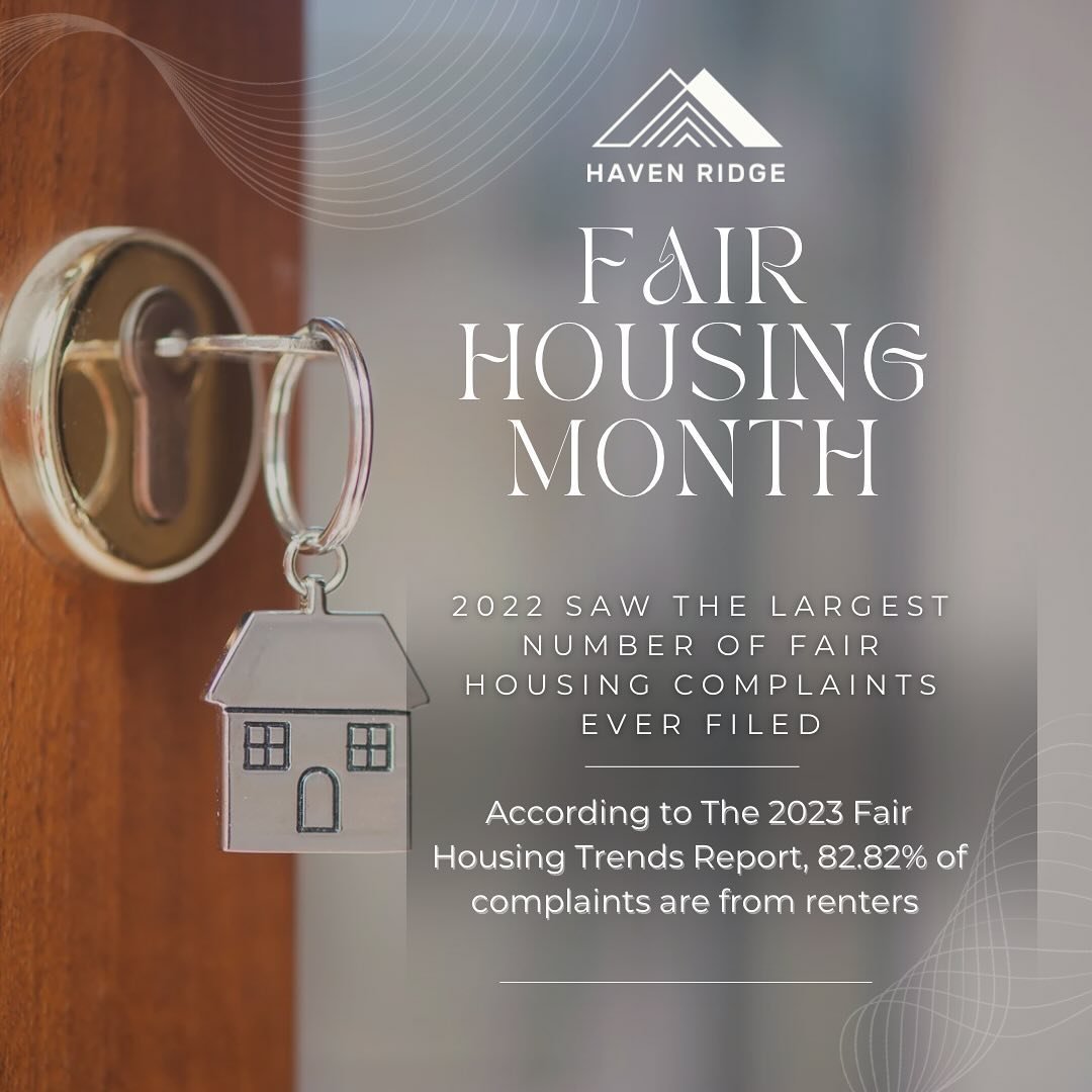 April is #fairhousingmonth, did you know that most complaints about discrimination come from renters? Discrimination is a huge factor in homelessness and those impacted by it are often at greater risks of experiencing homelessness in their lifetime. 