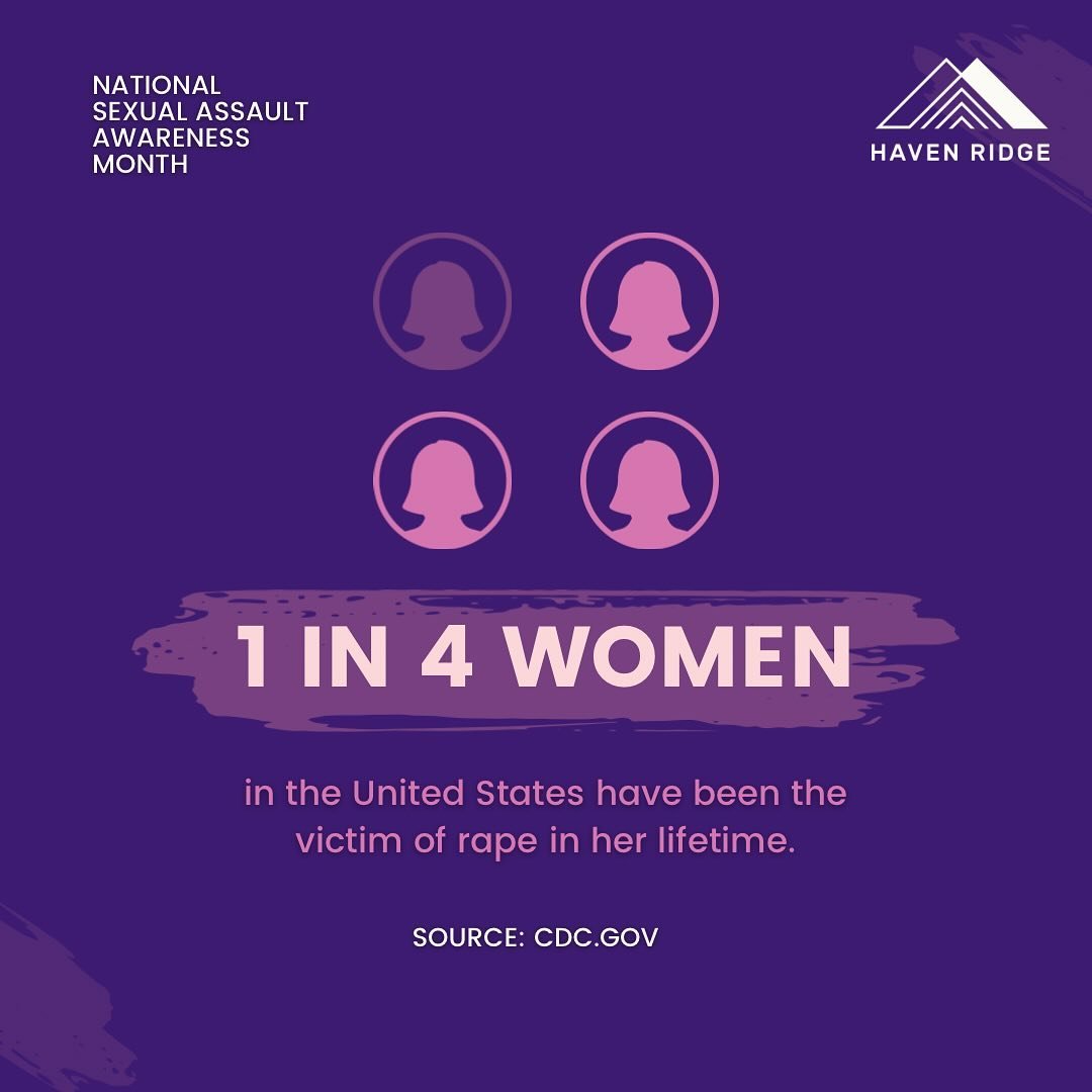 April is National Sexual Assault Awareness Month. 1 in 4 women have reported to have been sexually assaulted in their lifetime. Many people experience sexual assault as well, not just people who identify as women. We must continue to advocate for law