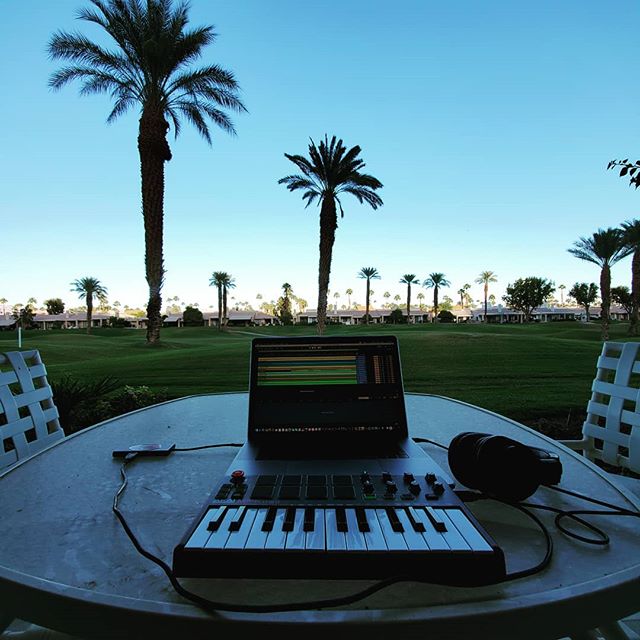 Heres a #tuesdaytidbit ..take your gear outdoors and see what inspires you.  Instead of walls surrounding you how about some palm trees...mountains..rivers.. etc.  Get out and explore
.
.
.
.
#music #musicproducer #musicproduction #producerlife #prod