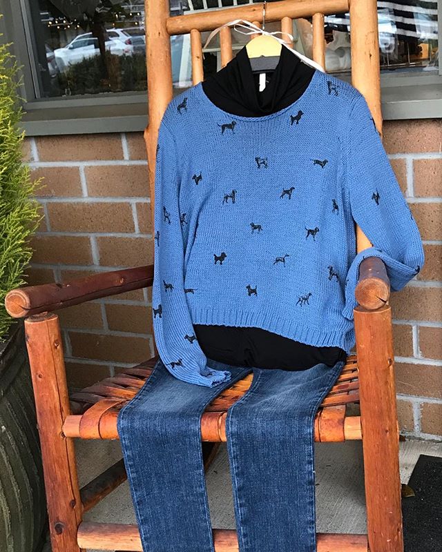 Wooden Ships sweater and Yoga jeans for a casual day!