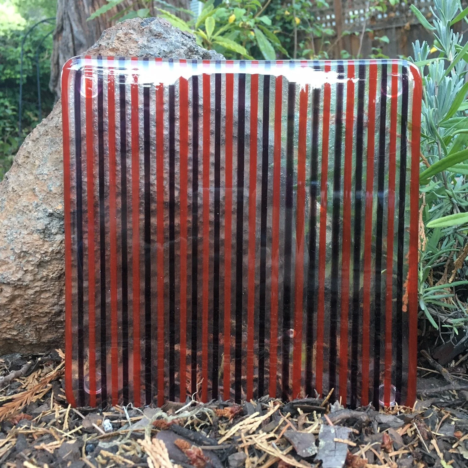 Red, Plum and Clear 8 in sq..JPG