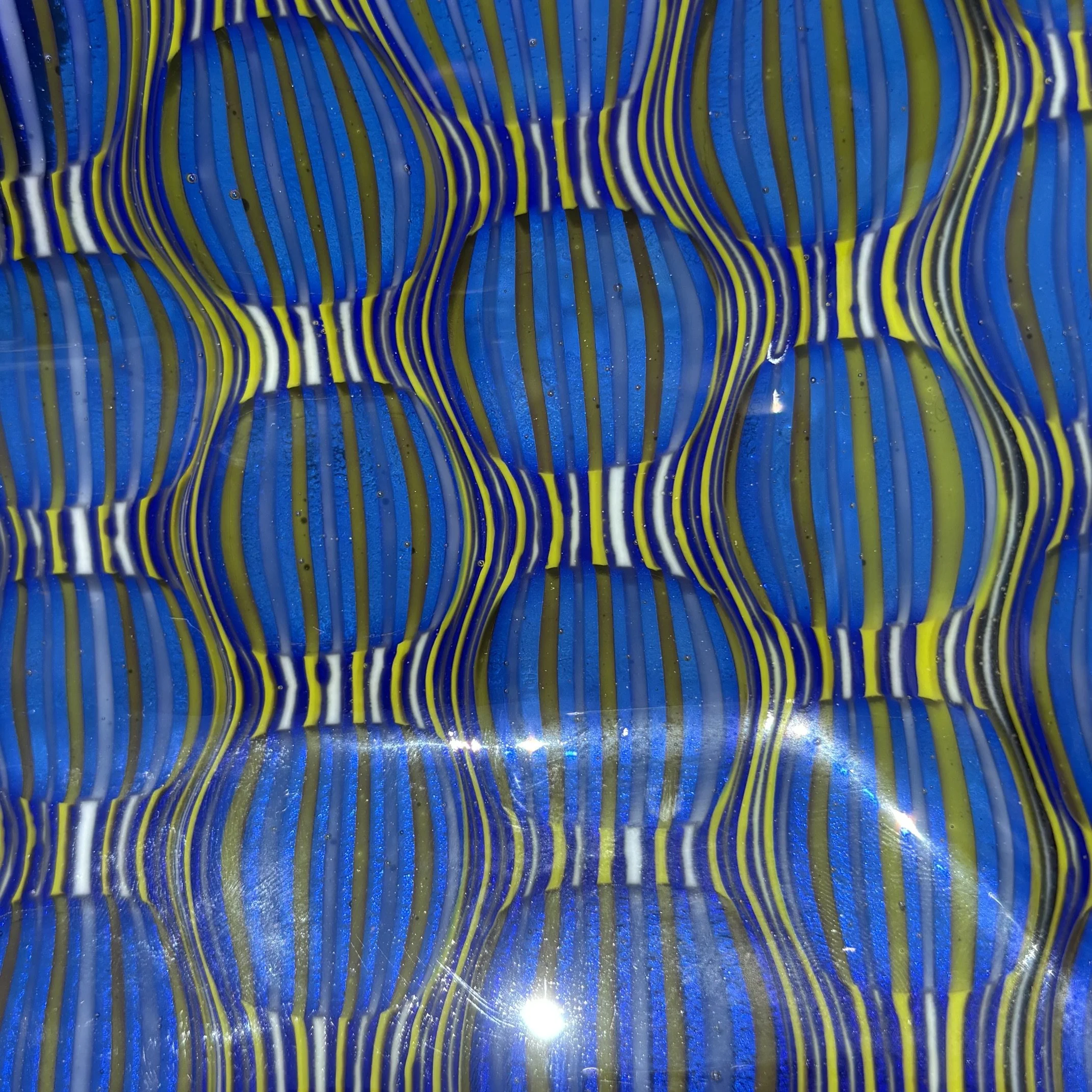 Caribbean blue trans base, gold green_cream_clear stringers close.jpeg