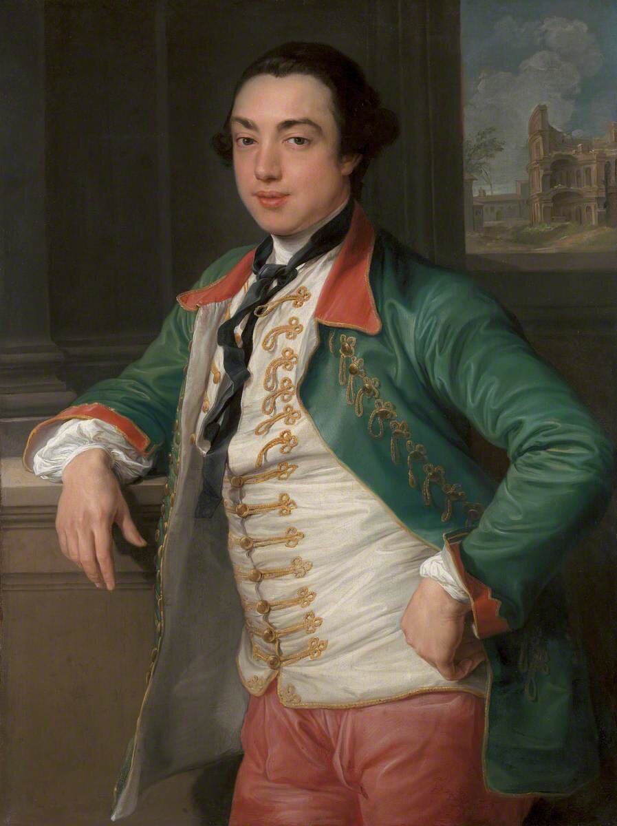 James Caulfeild, 4th Viscount Charlemont (Later 1st Earl of Charlemont) by Pompeo Batoni (1708–1787). Image credit: Yale Center for British Art