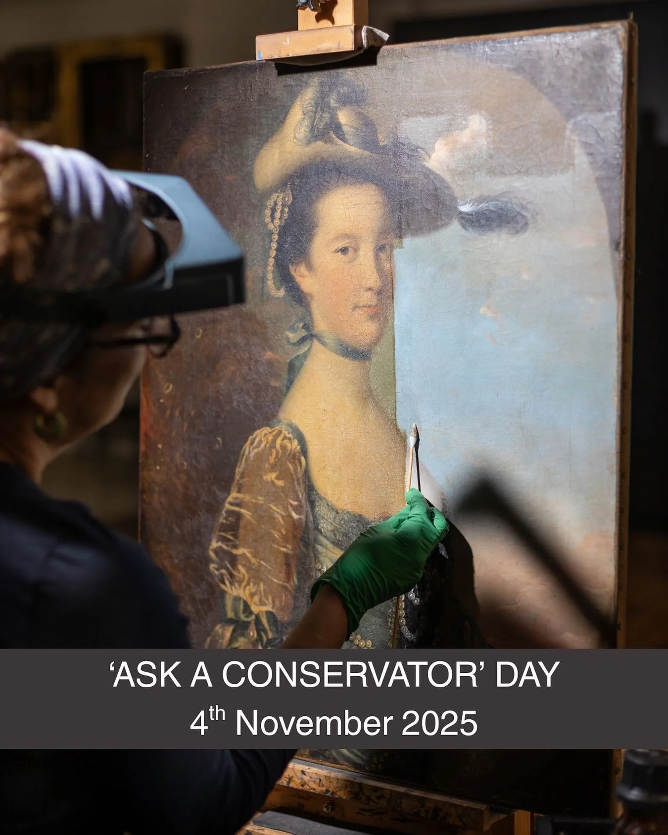 We&rsquo;re taking part in &ldquo;Ask a Conservator Day&rdquo; on Tuesday 4th November 2025!

&ldquo;Ask a Conservator Day&rdquo; is held in remembrance of the flooding of Florence on 4th November 1966, which resulted in loss of life and damaged or d