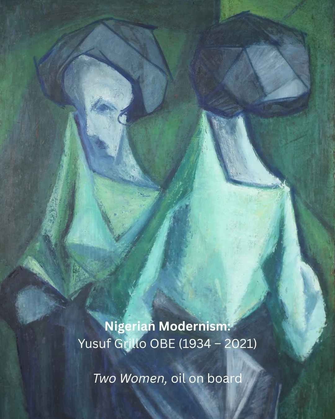 Yusuf Grillo is widely celebrated as one of Nigeria&rsquo;s most influential artists. He attended the Nigerian College of Arts, graduating in 1960. As a member of the Zaria Arts Society, Grillo played a role in synthesising indigenous Nigerian themes